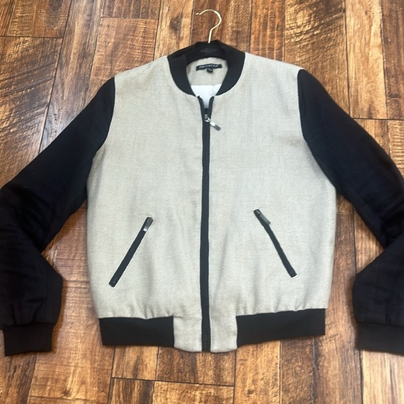 Linen cotton bomber jacket  For Cynthia S - Picture 4 of 16